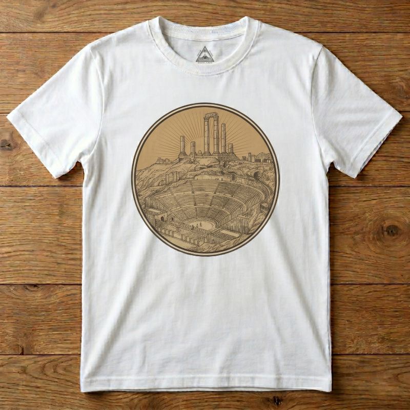 Amman T-Shirt – Citadel & Roman Theatre Jordan Tee
